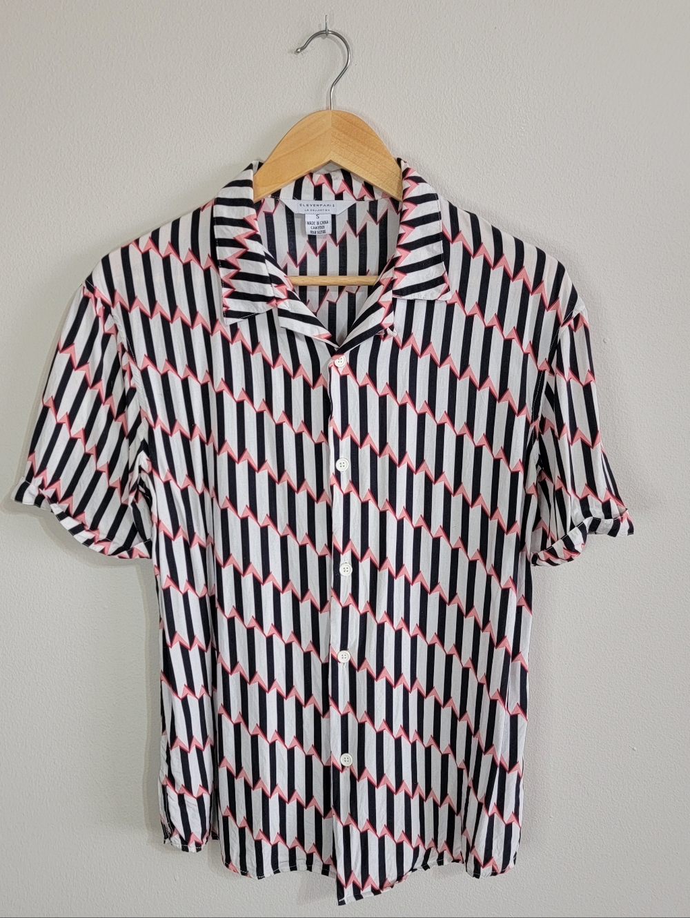 Eleven Paris Short Sleeve Button-Up Shirt